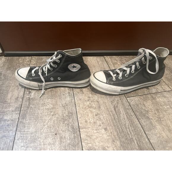 Converse Chuck Taylor All Star Platform High Top Black Gender Kids Size 5 - Picture 4 of 12